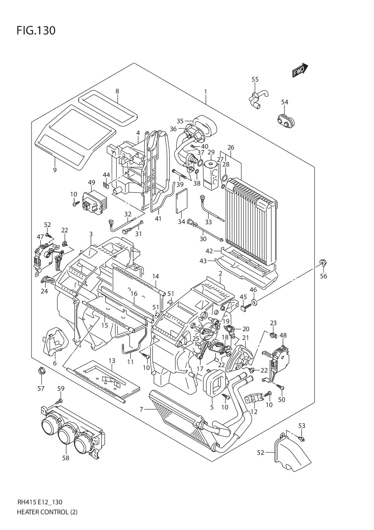 FIG.130 HEATER CONTROL (TYPE 2)