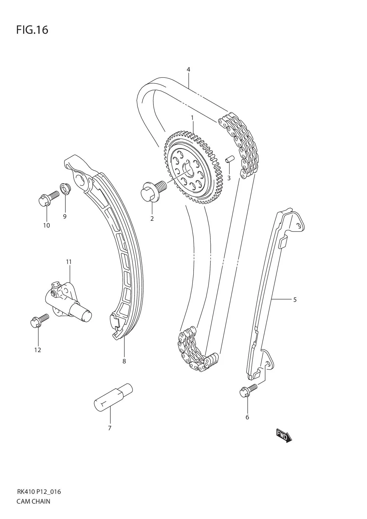 FIG.16 CAM CHAIN