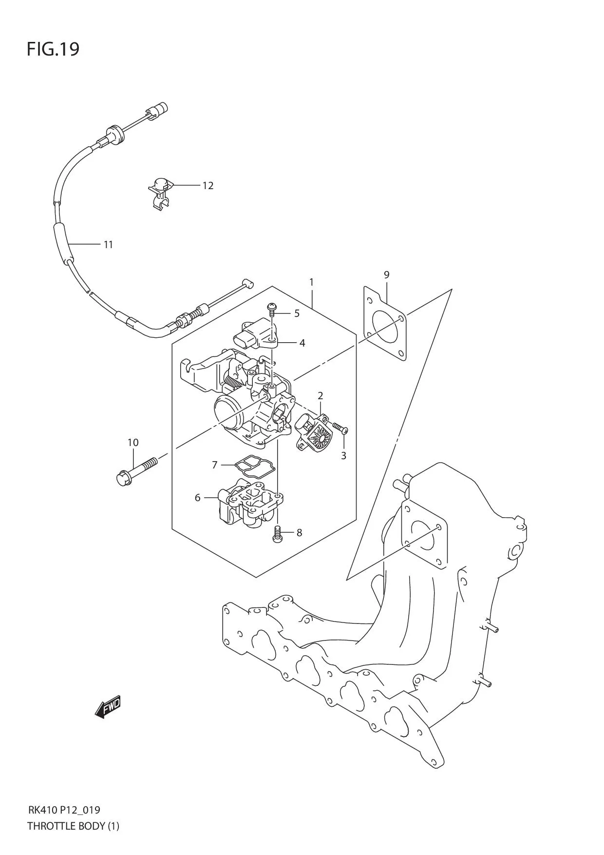 FIG.19 THROTTLE BODY (1)