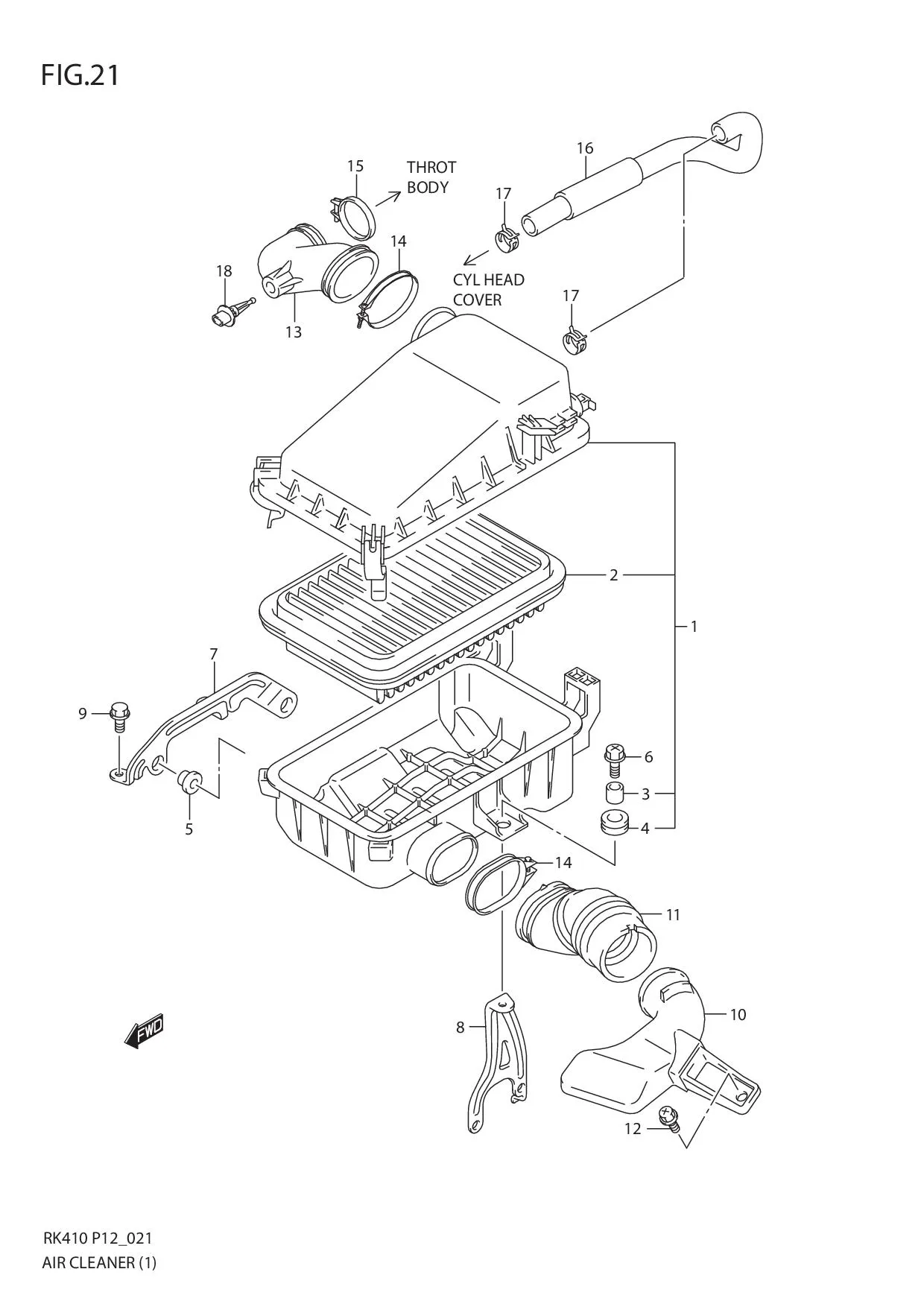 FIG.21 AIR CLEANER (1)