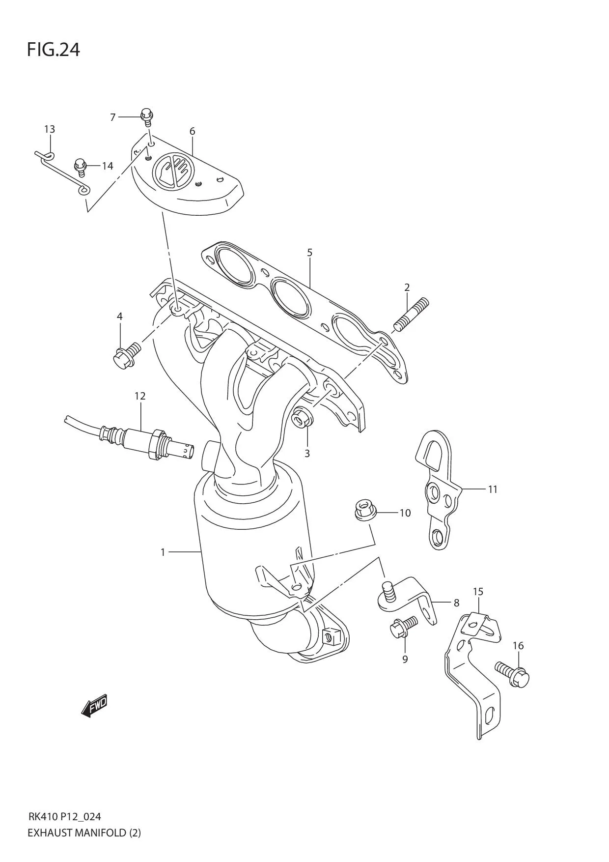 FIG.24 EXHAUST MANIFOLD (2)