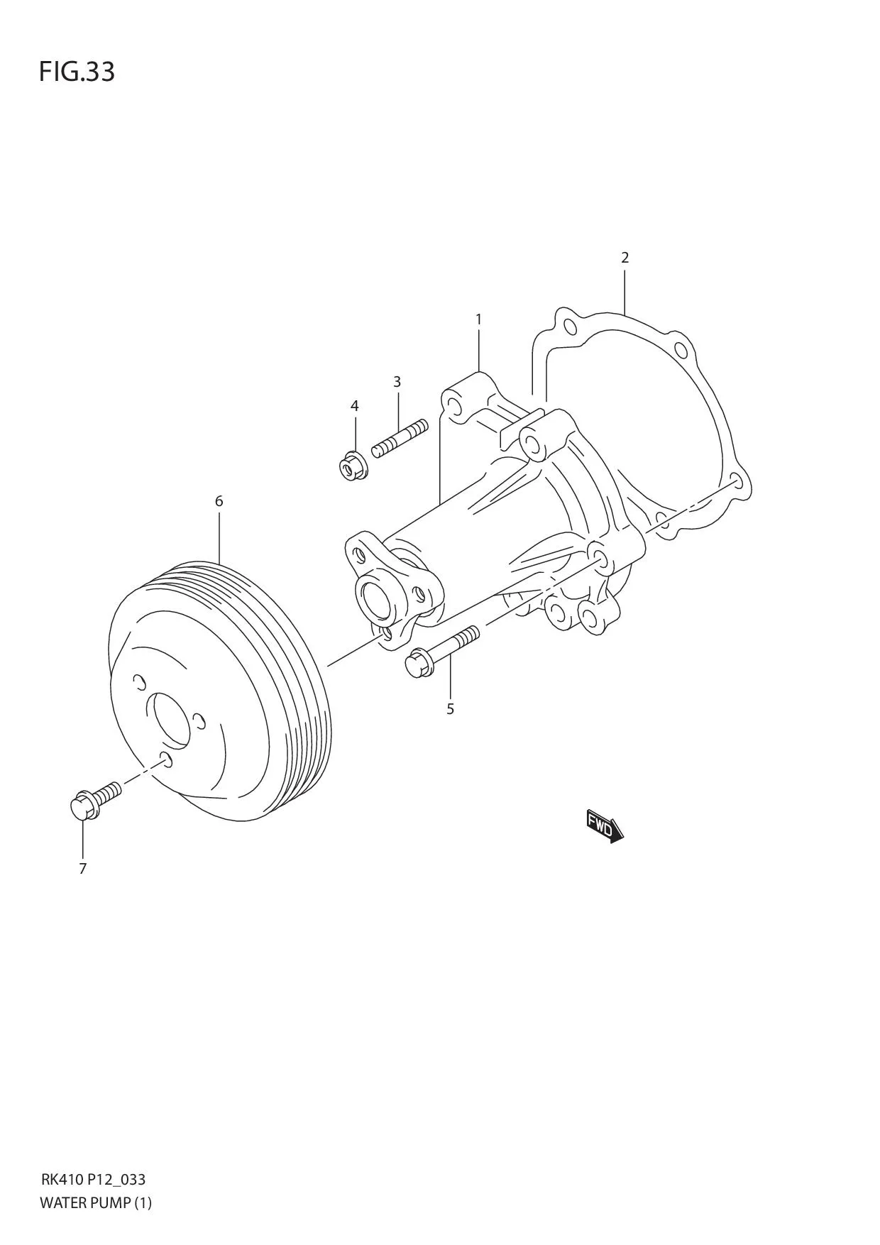 FIG.33 WATER PUMP (1)