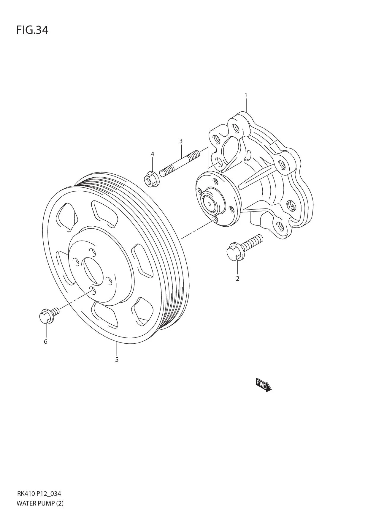 FIG.34 WATER PUMP (2)