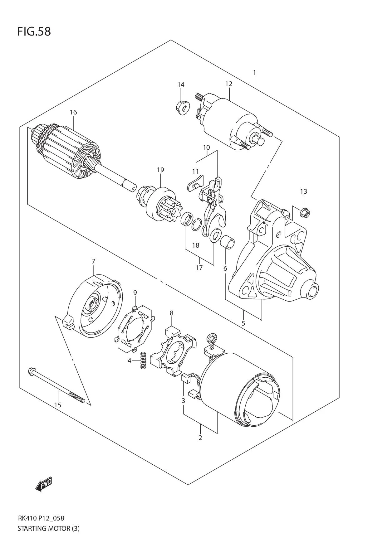 FIG.58 STARTING MOTOR (3)