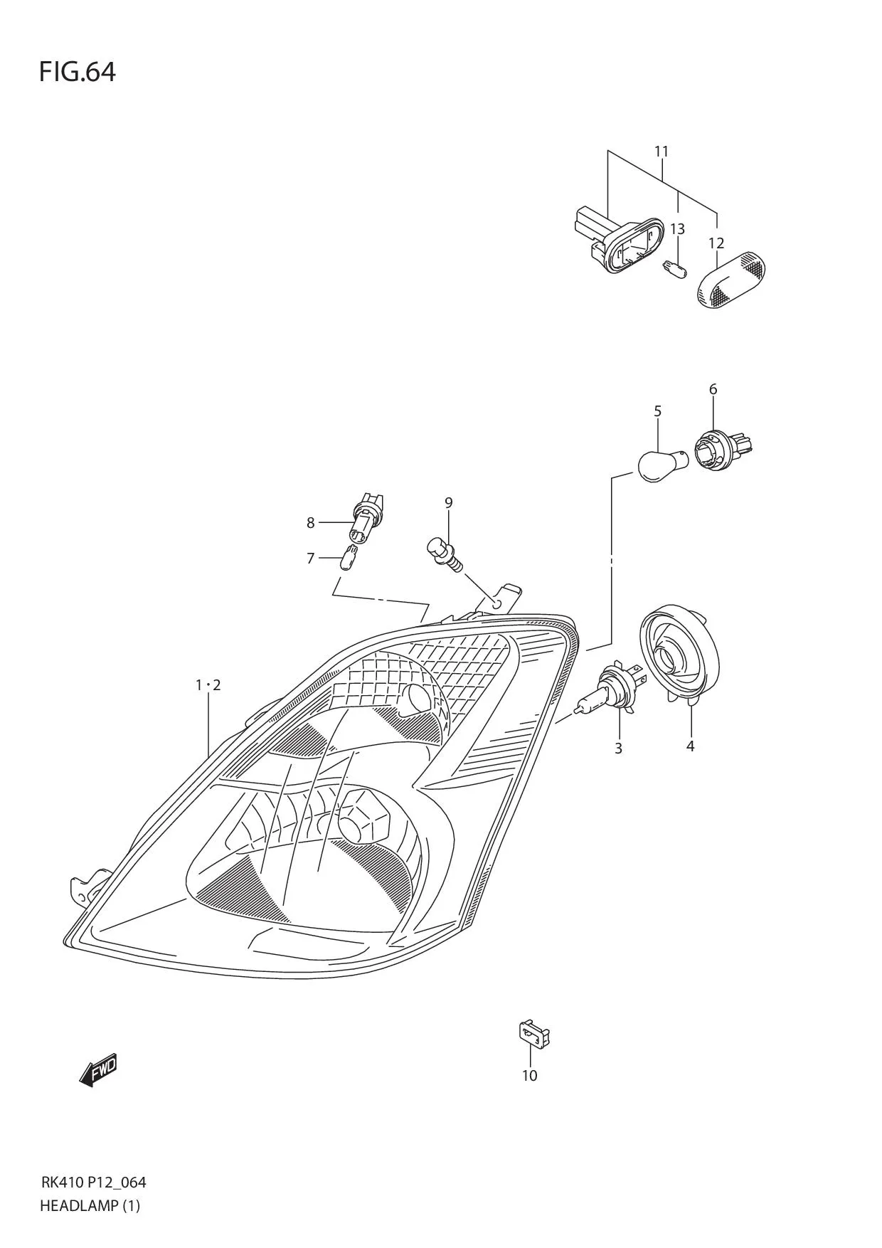 FIG.64 HEADLAMP (1)