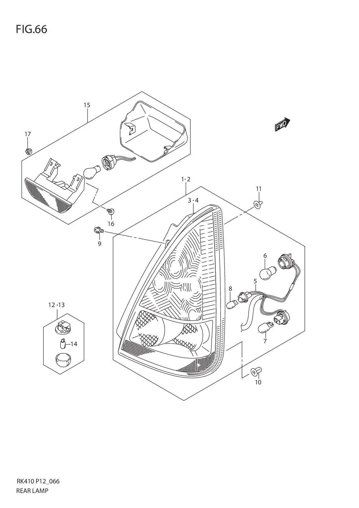 FIG.66 REAR LAMP