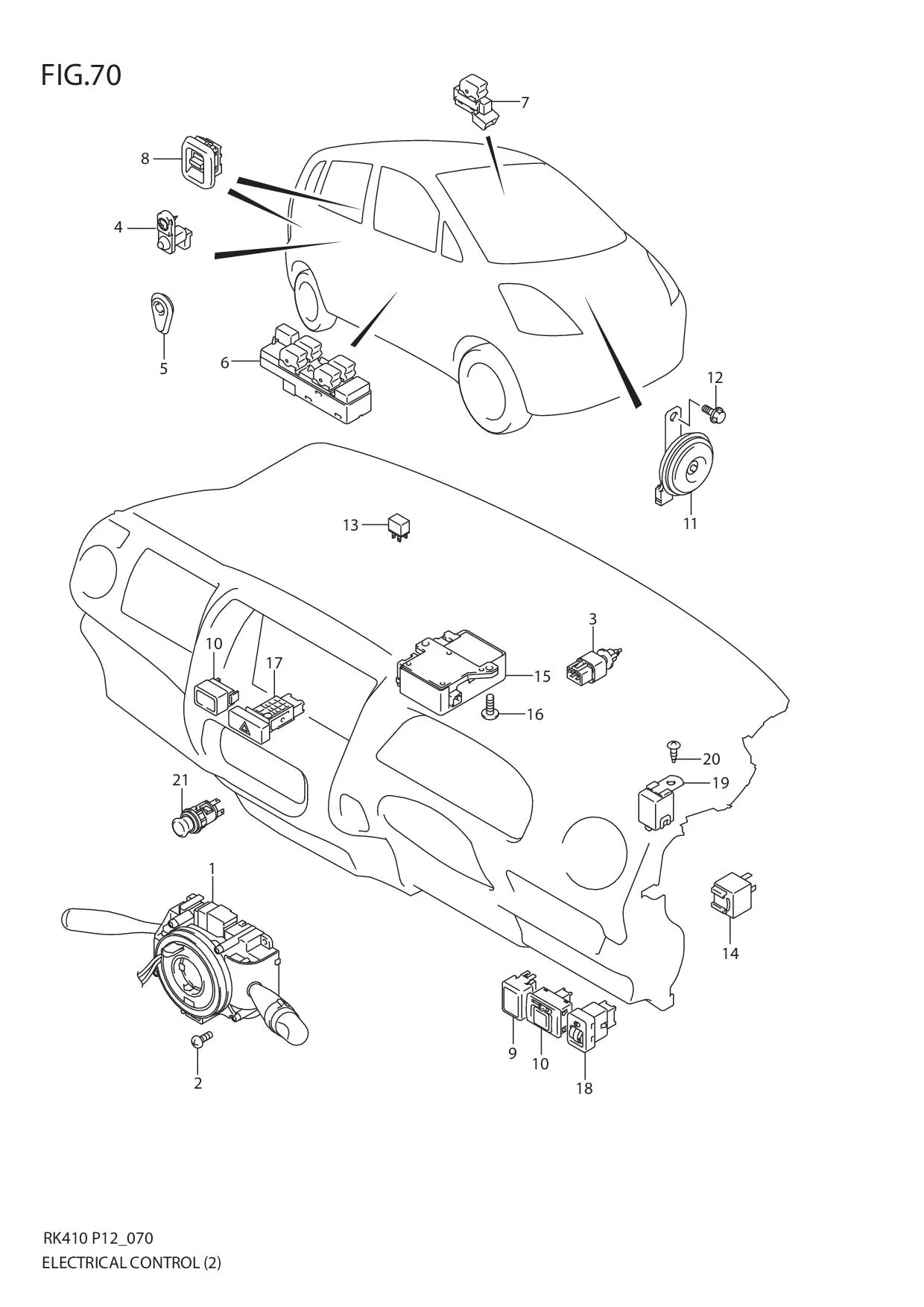 FIG.70 ELECTRICAL CONTROL (2)