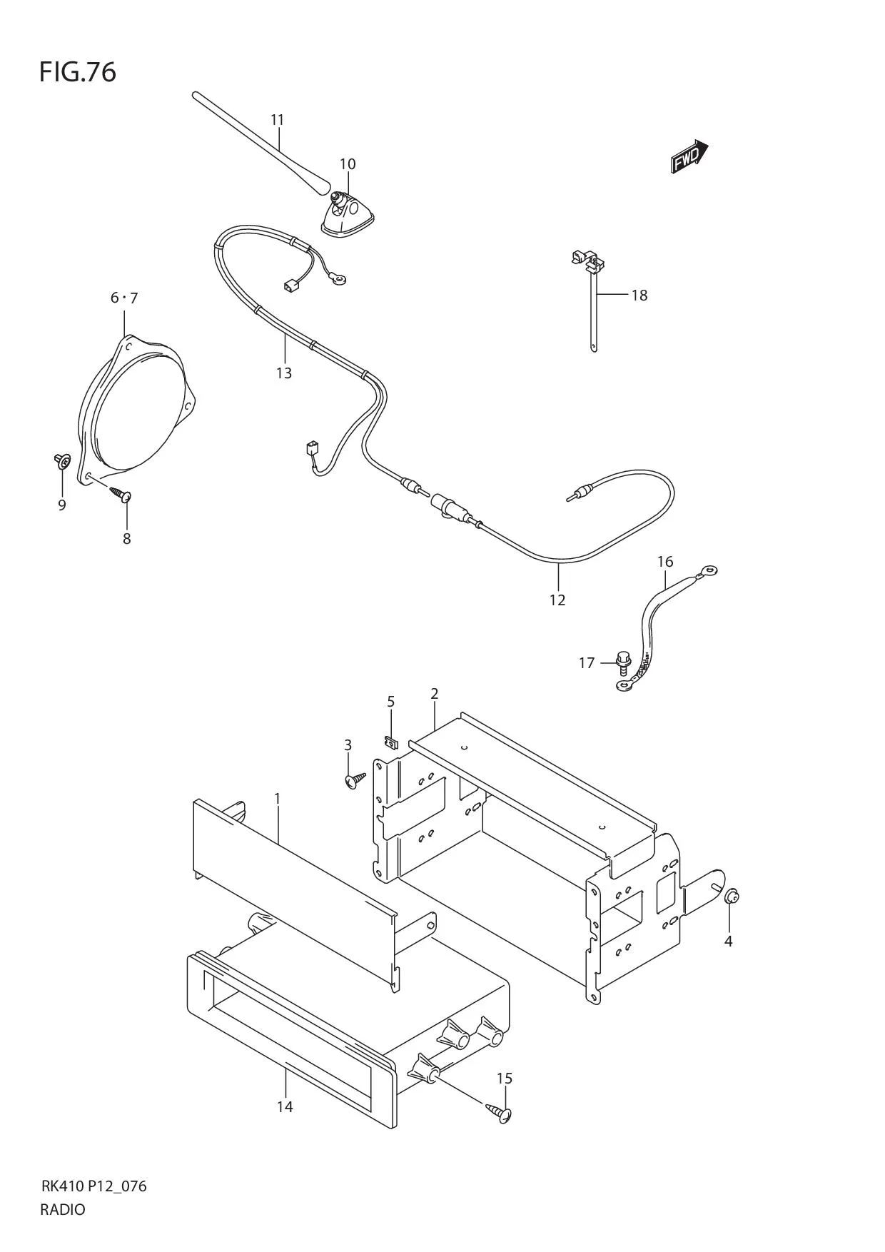 FIG.76 RADIO