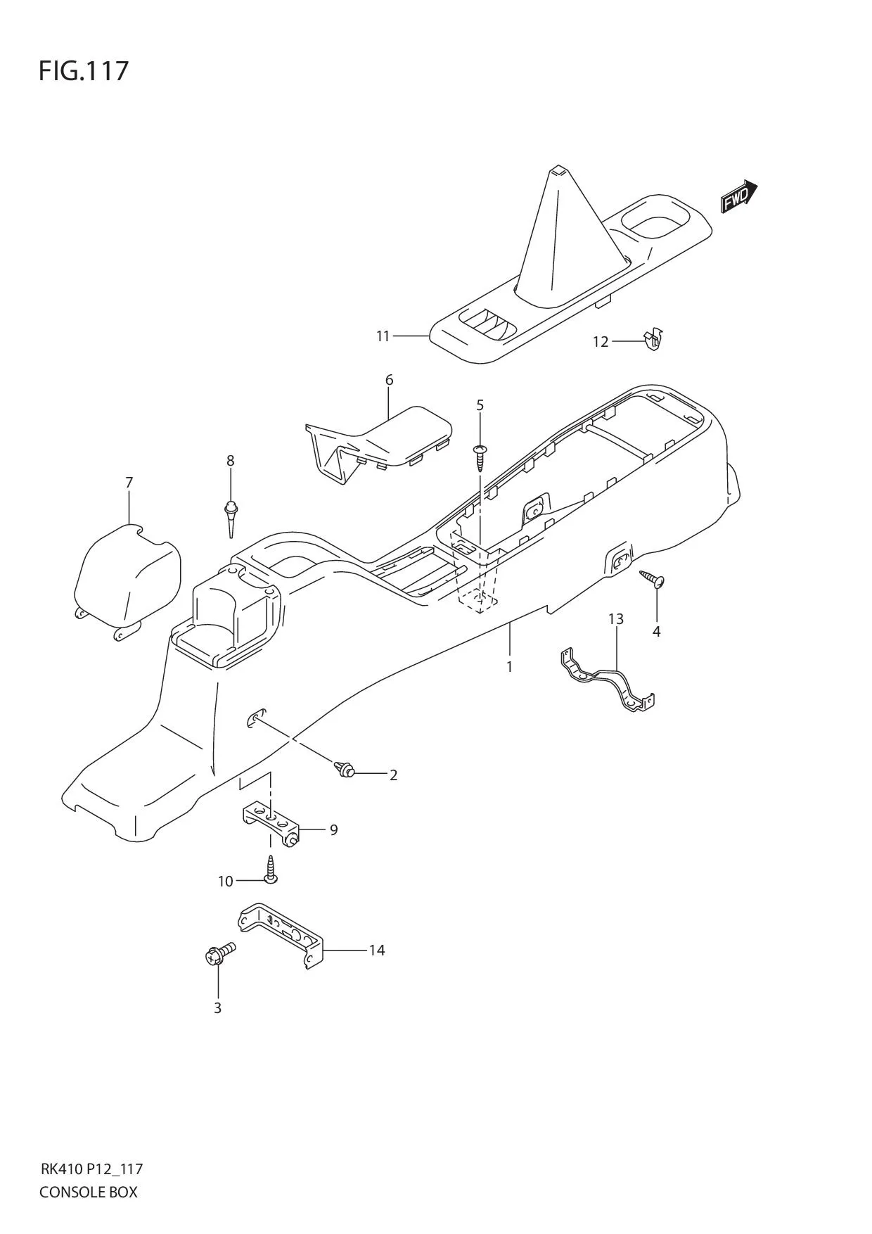 FIG.117 CONSOLE BOX