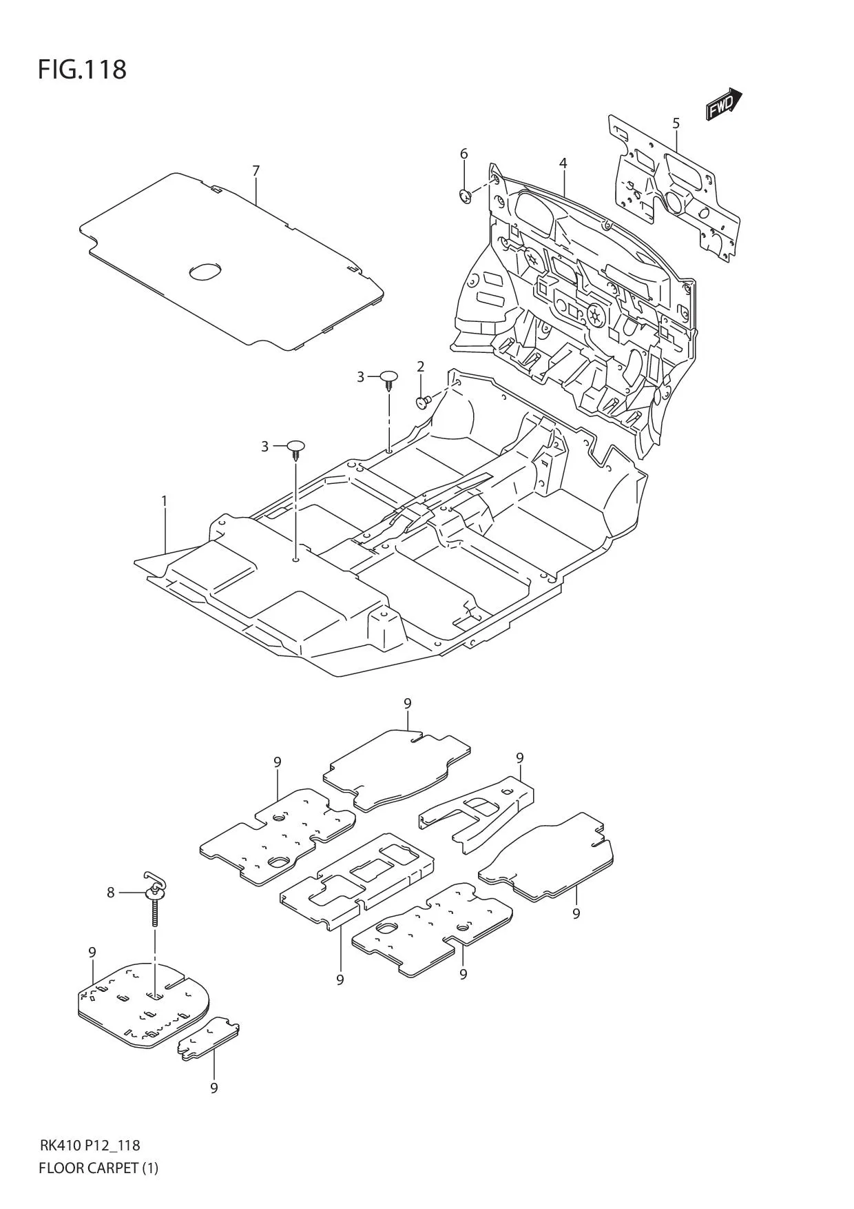 FIG.118 FLOOR CARPET (1)