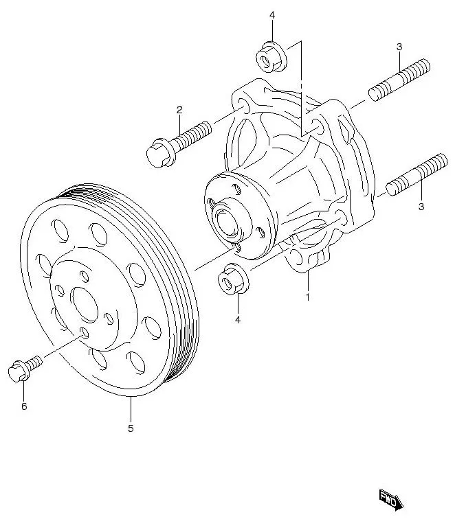 FIG.24 WATER PUMP