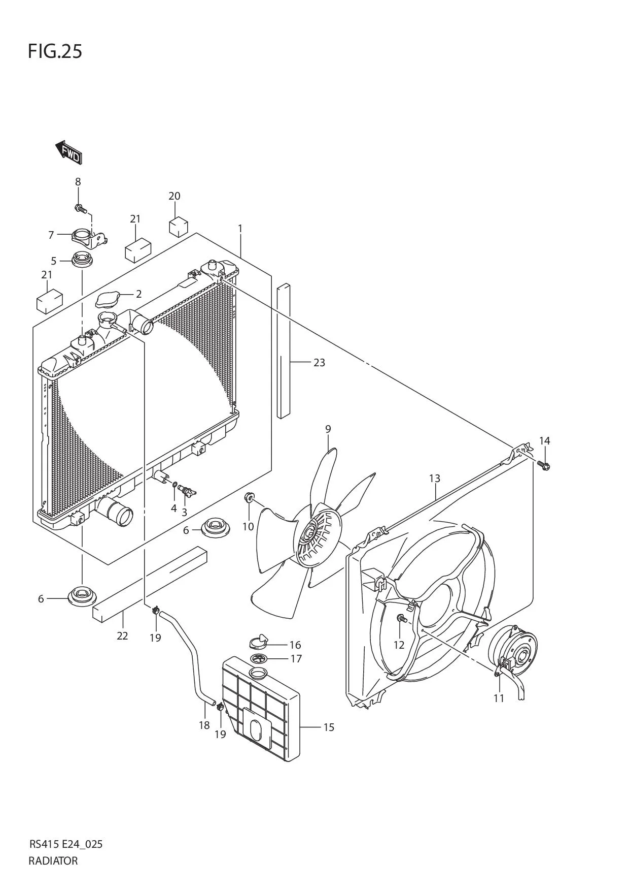 FIG.25 RADIATOR