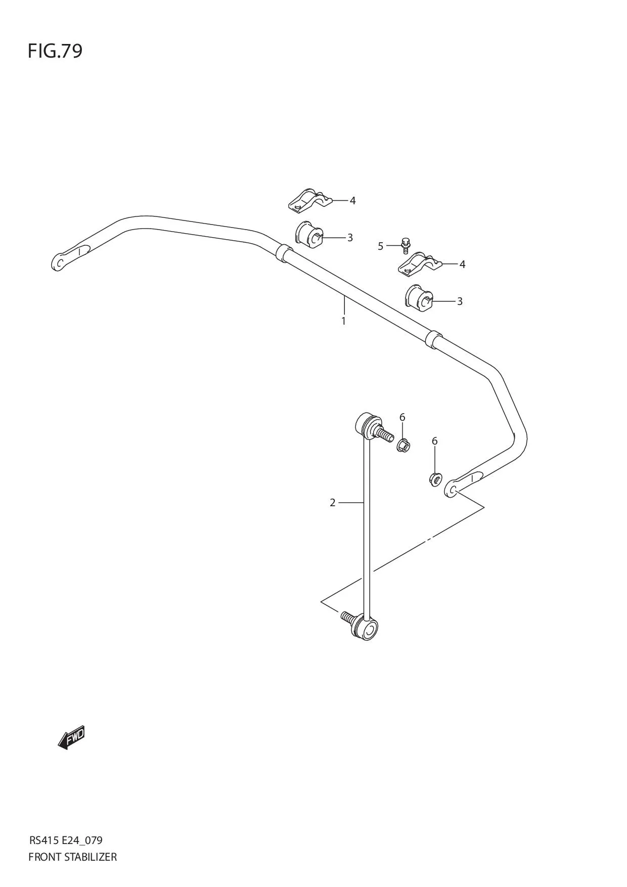 FIG.79 FRONT STABILIZER