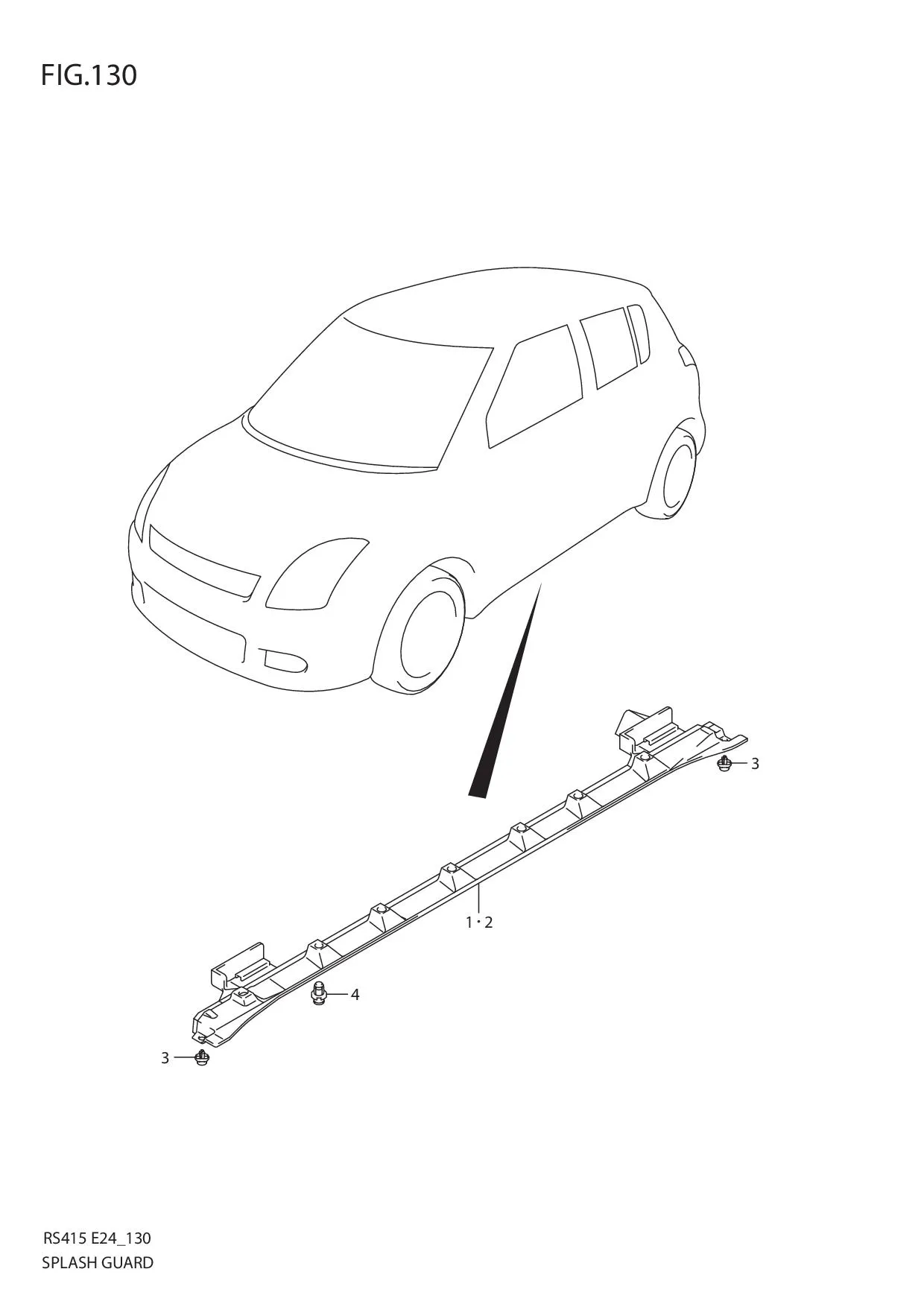 FIG.130 SPLASH GUARD