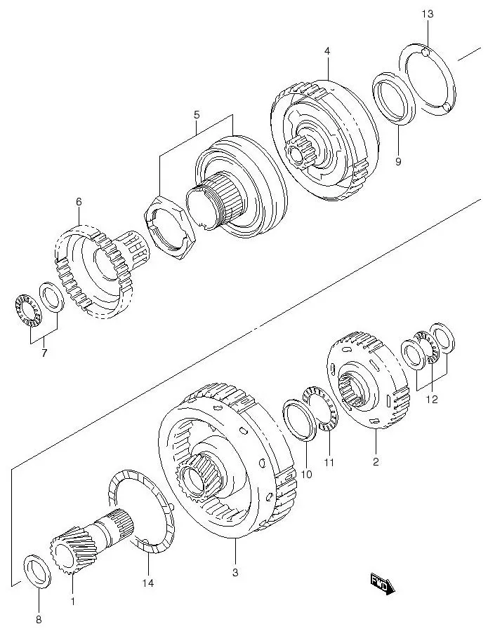 FIG.30 AT PLANETARY GEAR (AT)