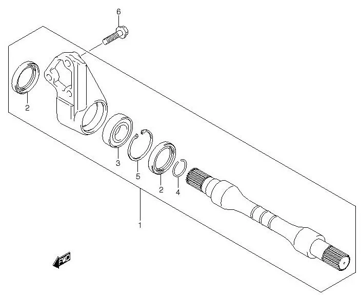 FIG.44 DRIVE SHAFT (AT)