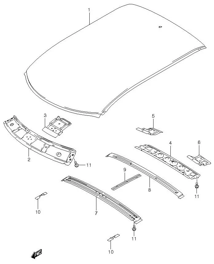 FIG.84 ROOF PANEL