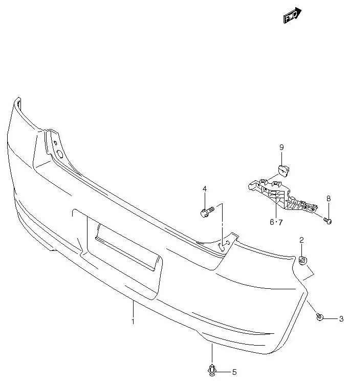 FIG.86 REAR BUMPER