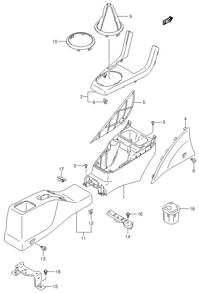 FIG.91 CONSOLE BOX