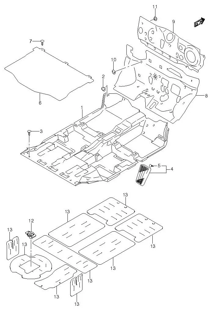 FIG.92 FLOOR CARPET