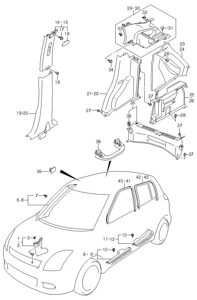 FIG.93 INTERIOR TRIM