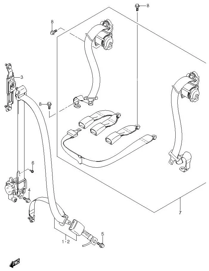 FIG.110 SEAT BELT