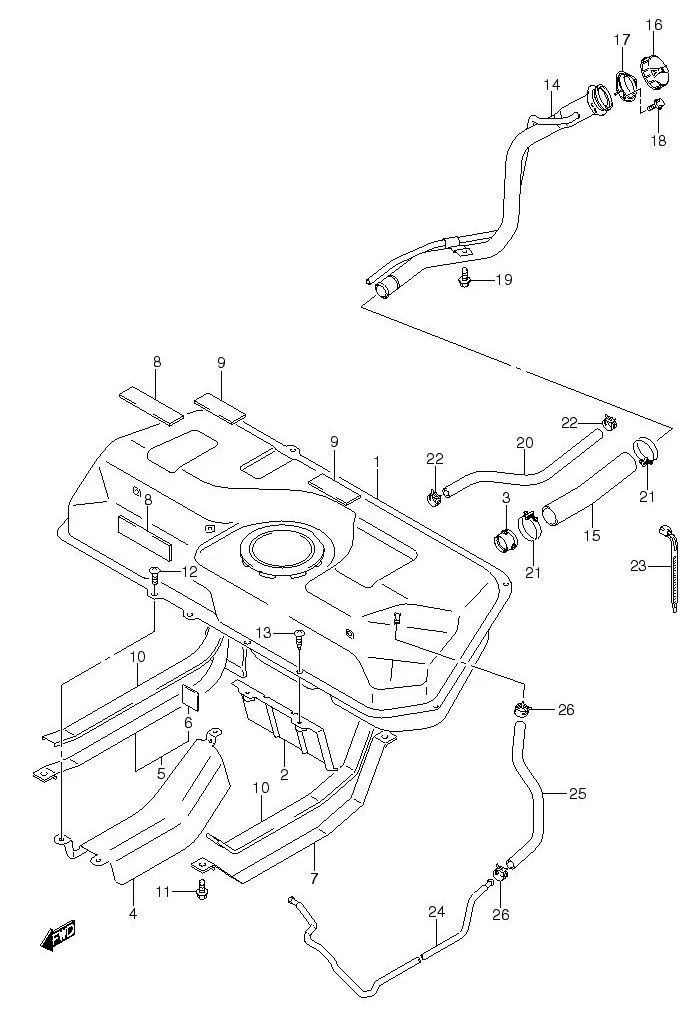FIG.113 FUEL TANK