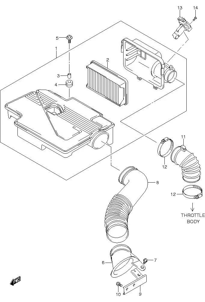 FIG.12 AIR CLEANER