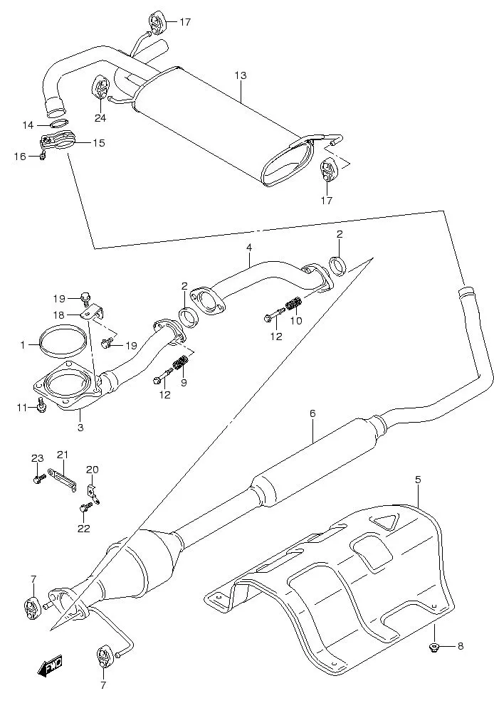 FIG.14 MUFFLER