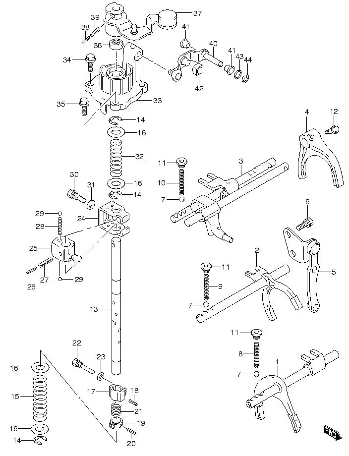 FIG.25 MT GEAR SHIFT FORK (MT)
