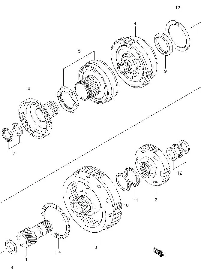 FIG.30 AT PLANETARY GEAR (AT)