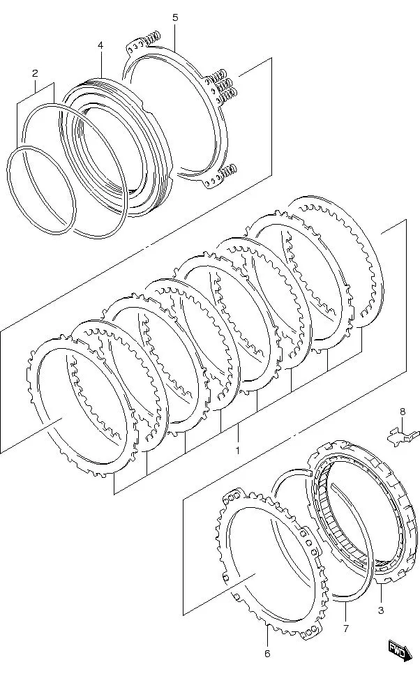 FIG.34 AT 1ST & REV BRAKE (AT)