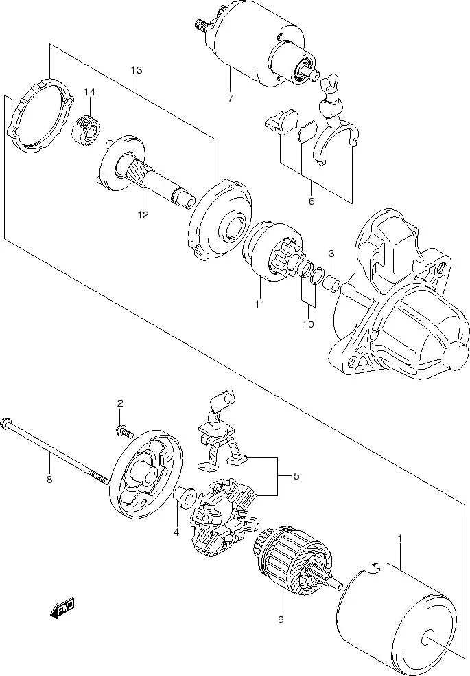 FIG.47 STARTING MOTOR