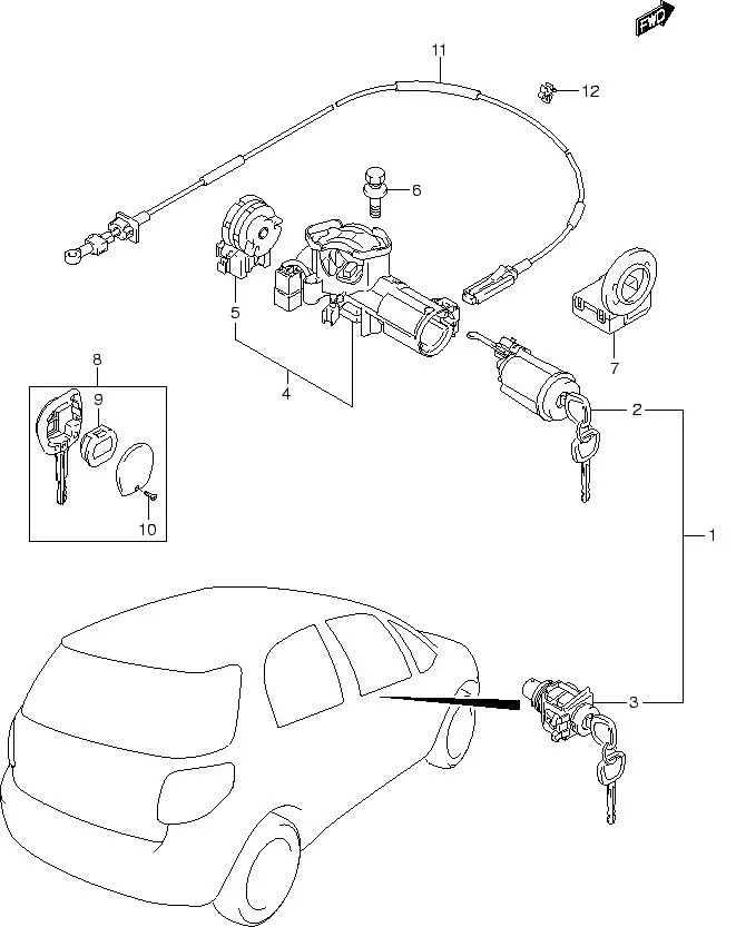FIG.56 LOCK SET