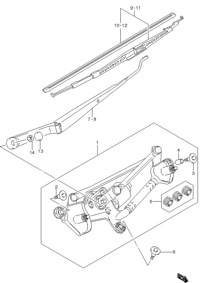 FIG.57 FRONT WINDOW WIPER