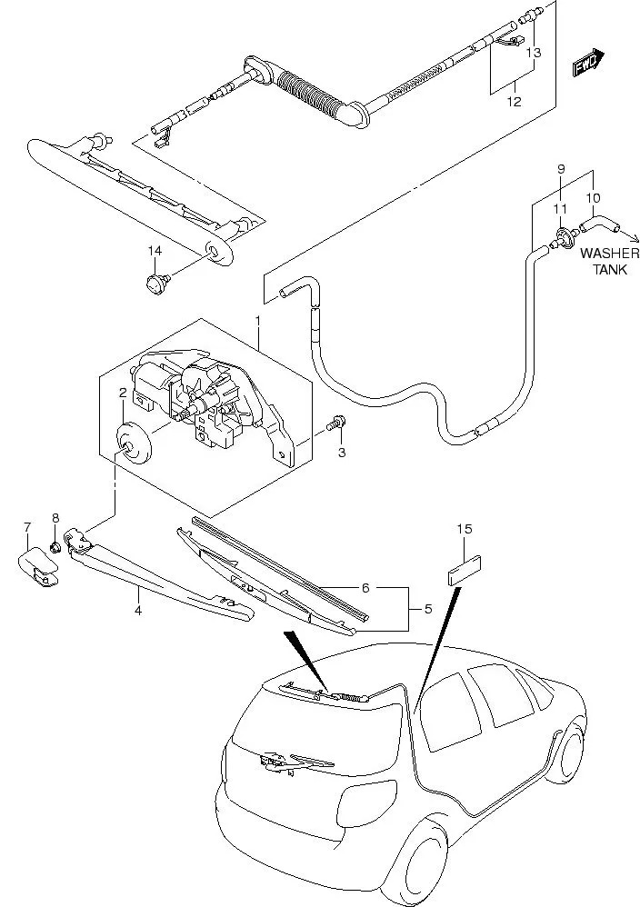 FIG.59 REAR WINDOW WIPER