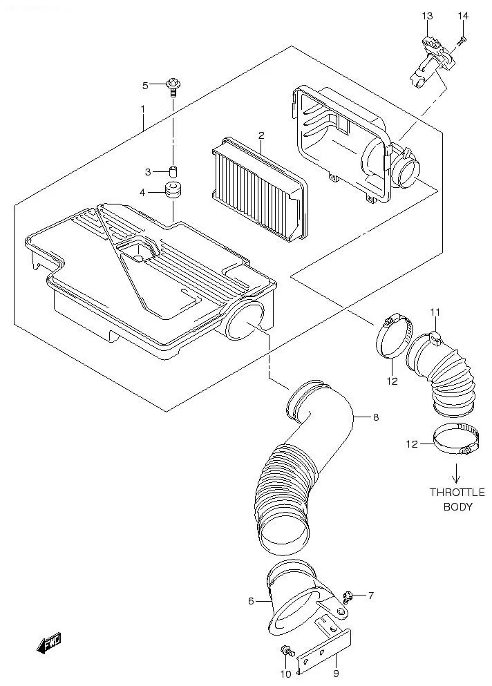 FIG.12 AIR CLEANER