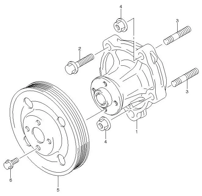 FIG.18 WATER PUMP