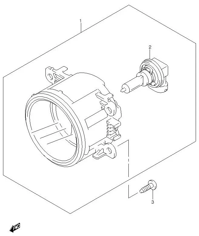 FIG.52 FRONT FOG LAMP (4DR)