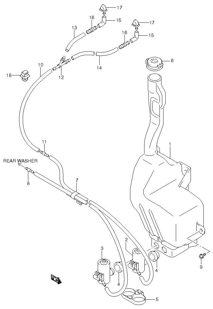 FIG.64 WINDOW WASHER (5DR)