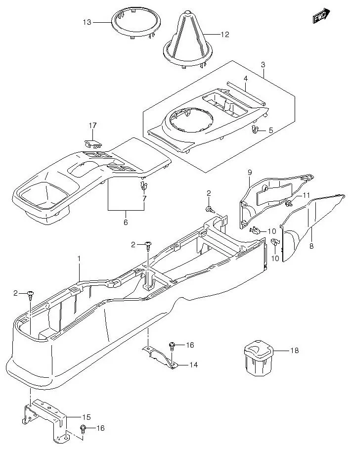 FIG.107 CONSOLE BOX