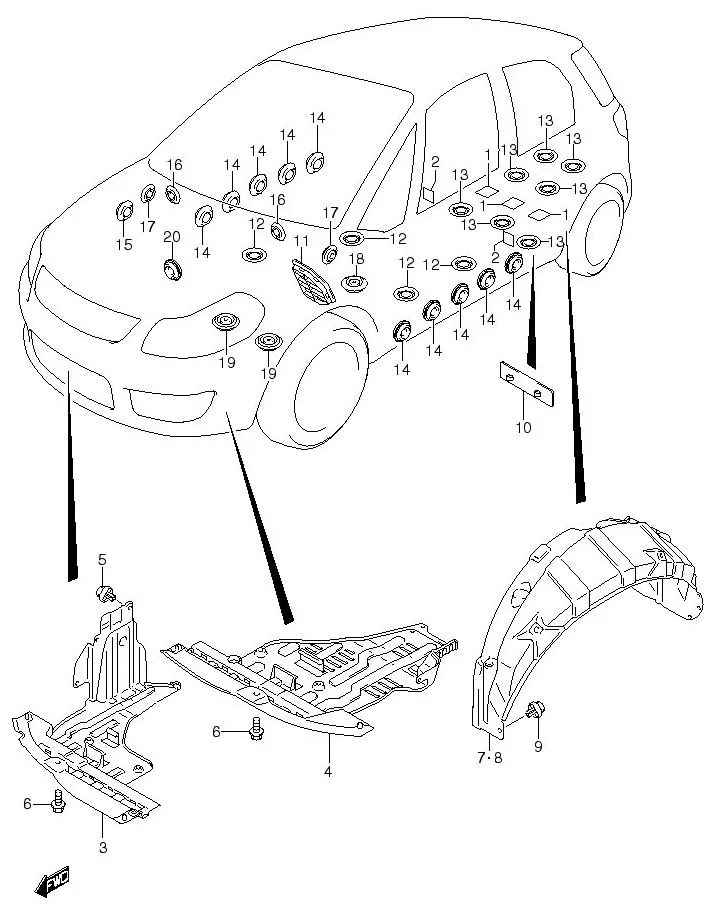 FIG.112 BODY CAP/COVER