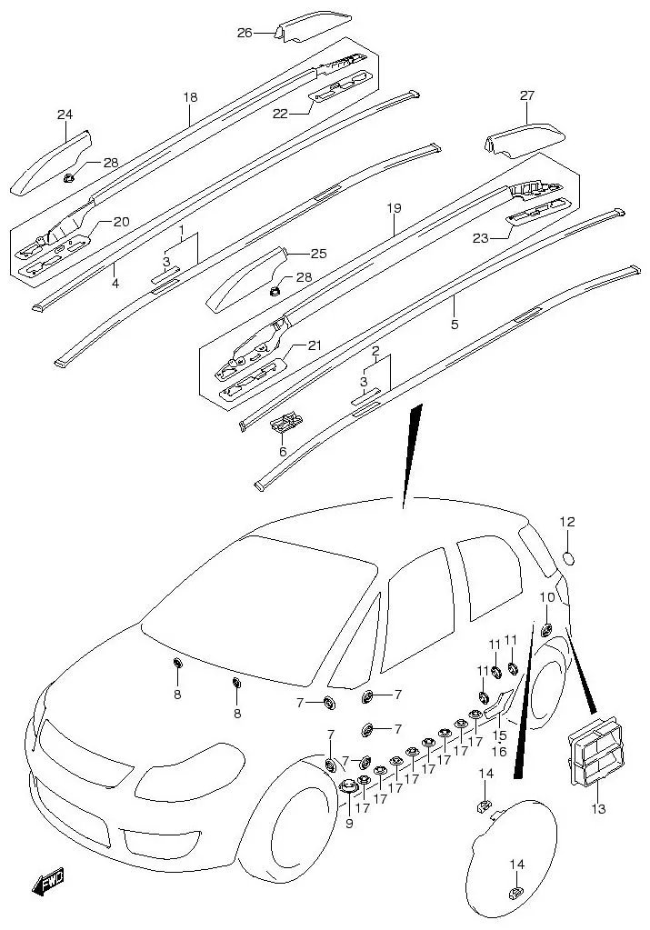 FIG.117 MOLDING (5DR)