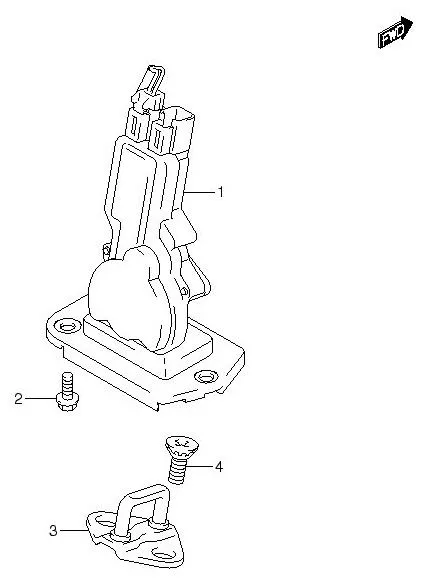 FIG.134 BACK DOOR LOCK (5DR)