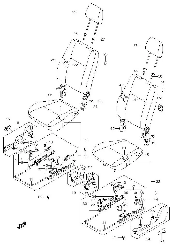 FIG.137 FRONT SEAT (STD)