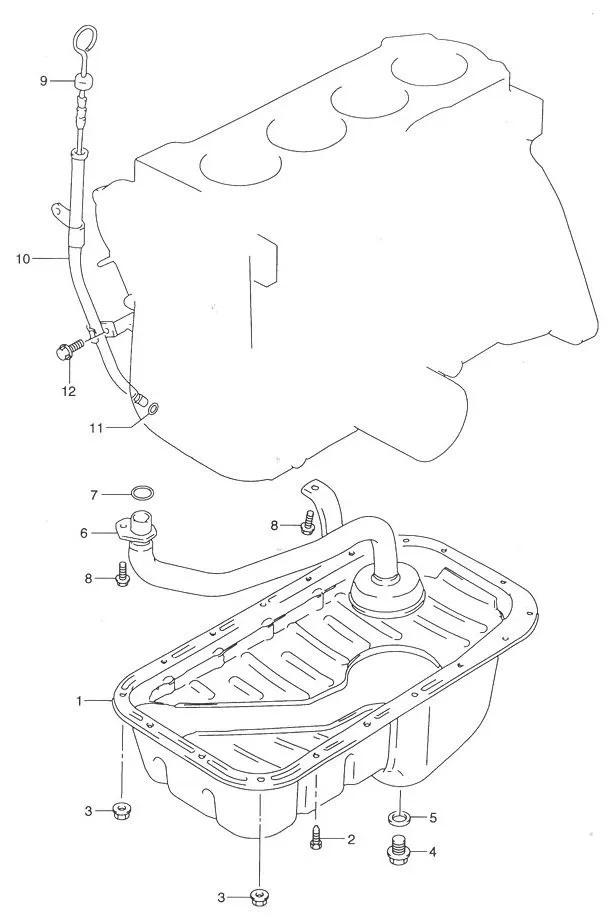 FIG.4 OIL PAN