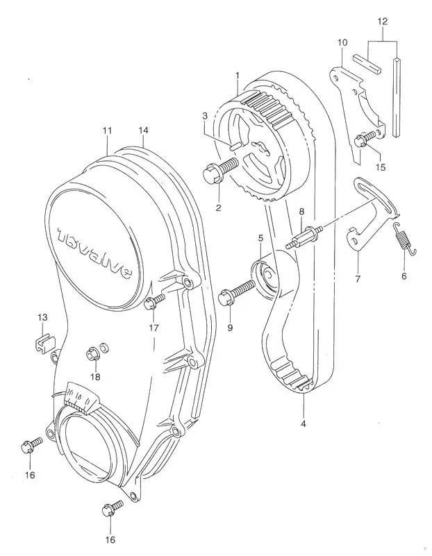 FIG.8 TIMING BELT