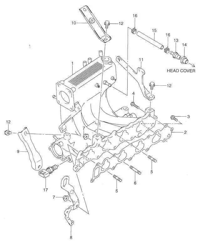 FIG.9 INTAKE MANIFOLD
