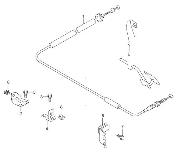 FIG.12 ACCELERATOR CABLE