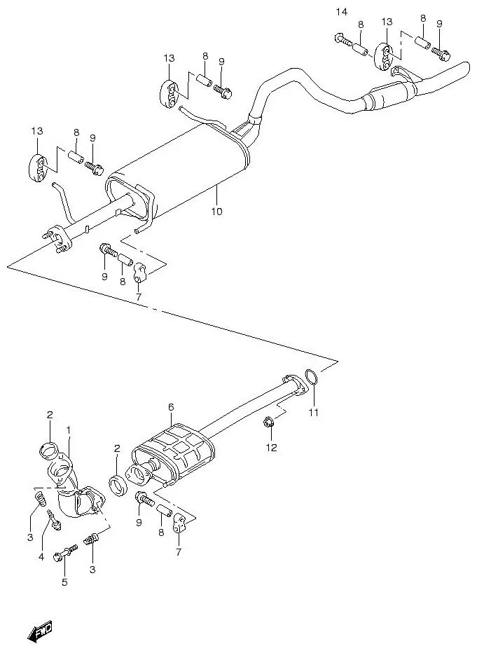 FIG.14 MUFFLER